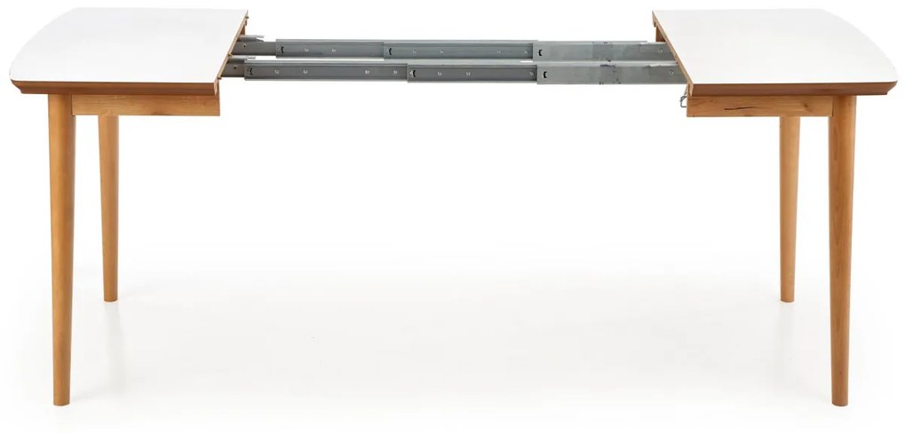 Masa extensibila Barret mdf alb mat - L90/190 x l80 x h75 cm