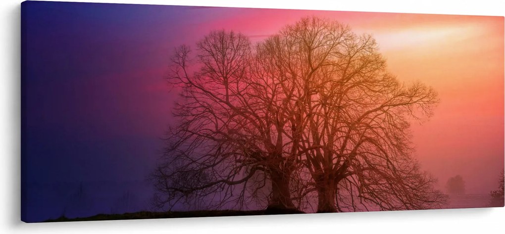Tabloul pomilor în ceață (120x50 cm)