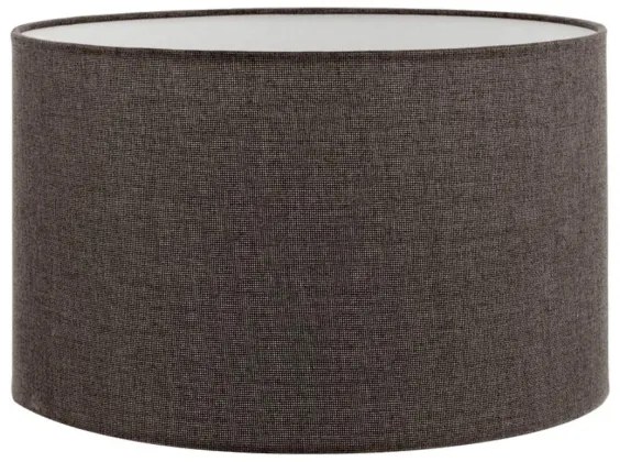 Lampă LED de podea TUNJA 1xE27/20W/230V Ø 38 cm crom mat/maro