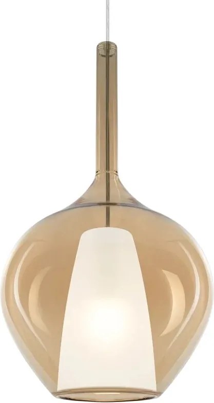 Lustra, Pendul din sticla KALIQUE-1 SP1 D28 AMBRA