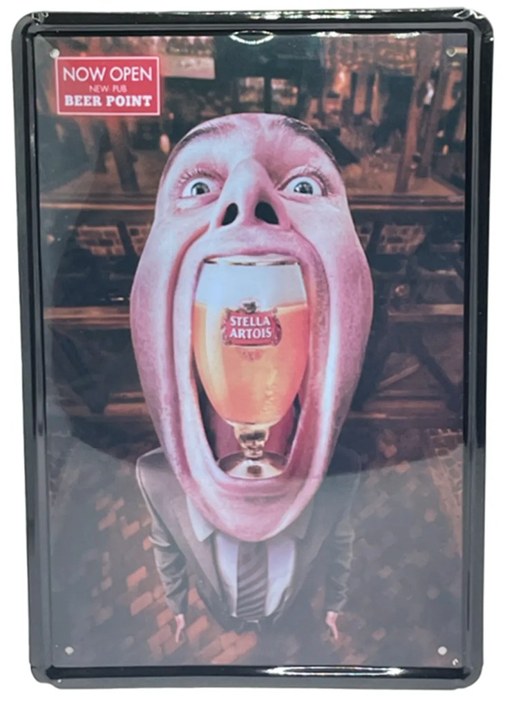 Placa metalica STELLA, 20x30cm