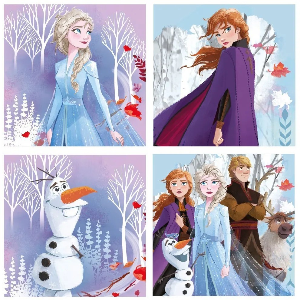 Disney Regatul de gheață depozitare jucării 30×30×30 cm