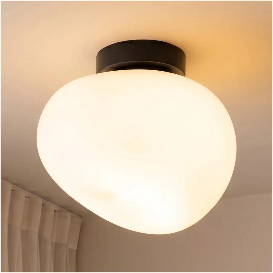 BRILAGI - Plafonieră PEBBLES 1xE27/40W/230V Ø 20 cm neagră