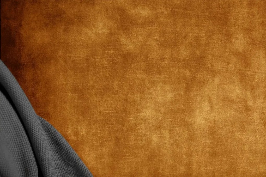 Canapea design Chesterfield, Catifea, Galben Mustar, MODERN BAROCK