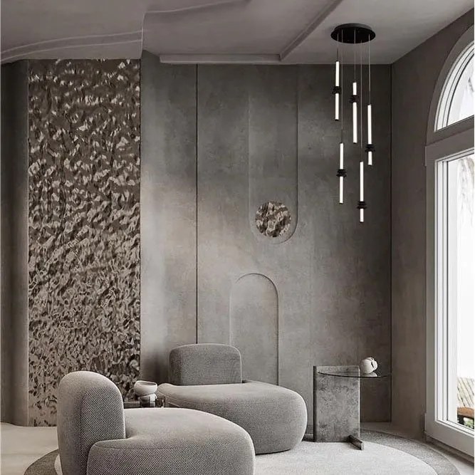 Lustra cu 5 pendule LED design modern ATMOSFERA