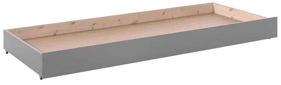 Sertar pentru sub pat de copii gri 90x190 cm Pino – Vipack