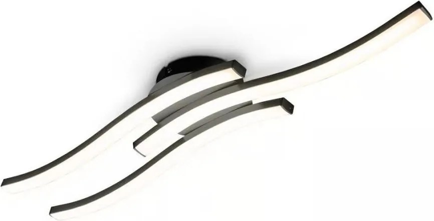 Plafonieră LED 3x6W/230V 2700K negru