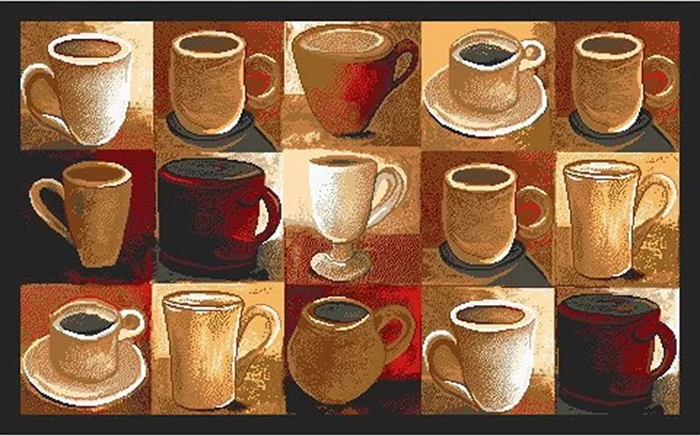 Covoras bucatarie Davo Pro Cups, dreptunghiular, 50 x 80 cm