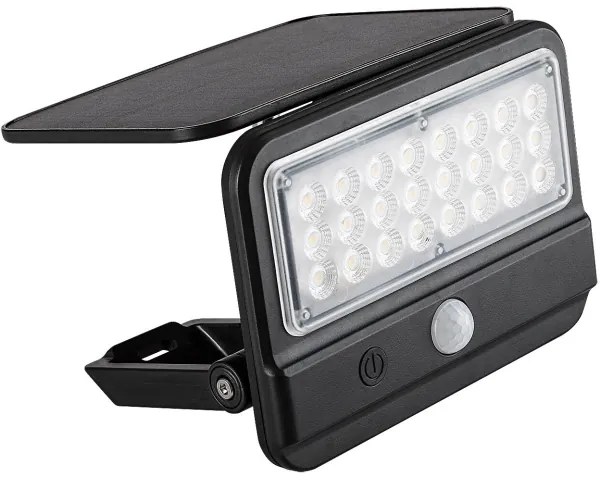 Rabalux 77040 - LED lampă solară de perete FLAXTON LED/7W/3,7V IP54 negru