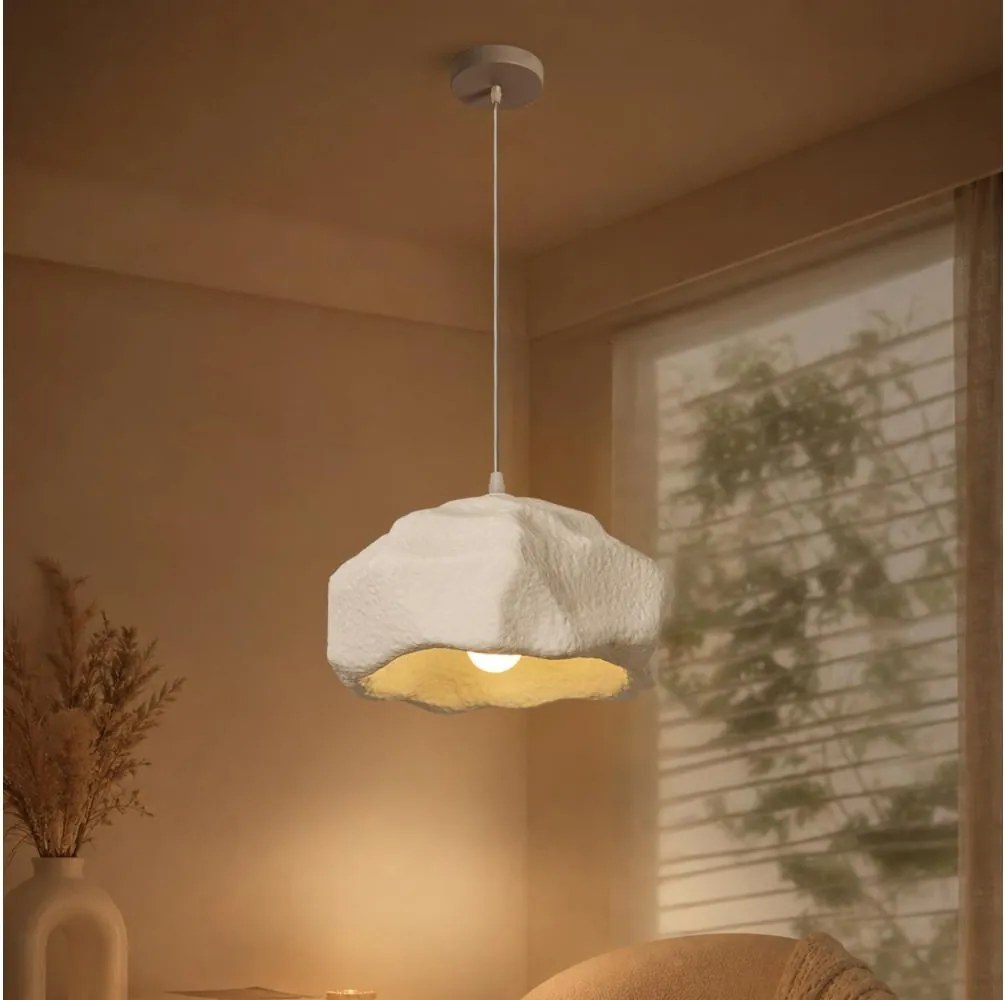 BRILAGI - Lustră pe cablu WABI SABI 1xE27/60W/230V Ø 30 cm albă