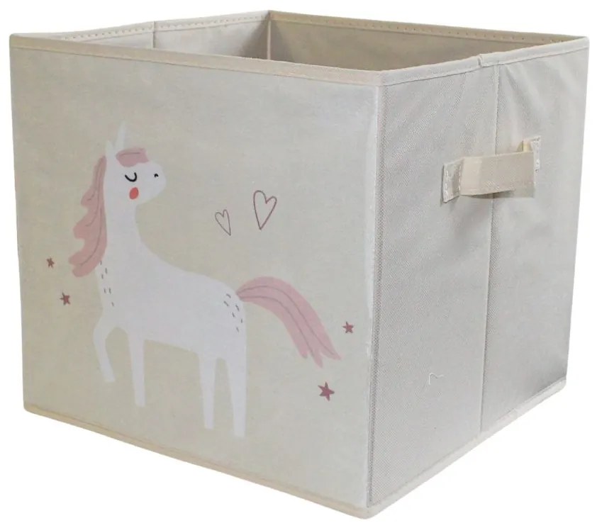 Cutie depozitare unicorn bej 30×30 cm