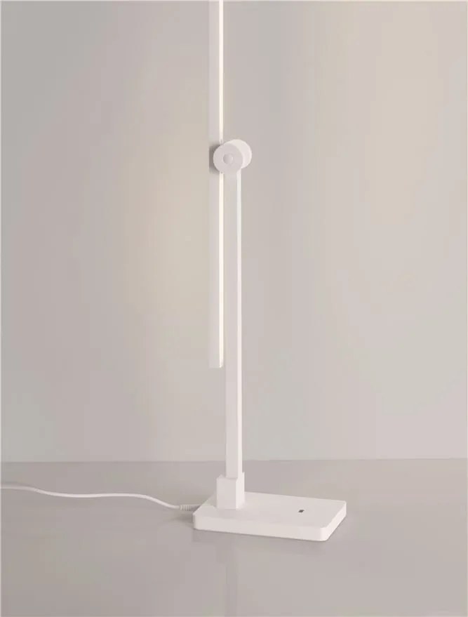 Lampa LED dimabila de birou directionabila TENSO alba