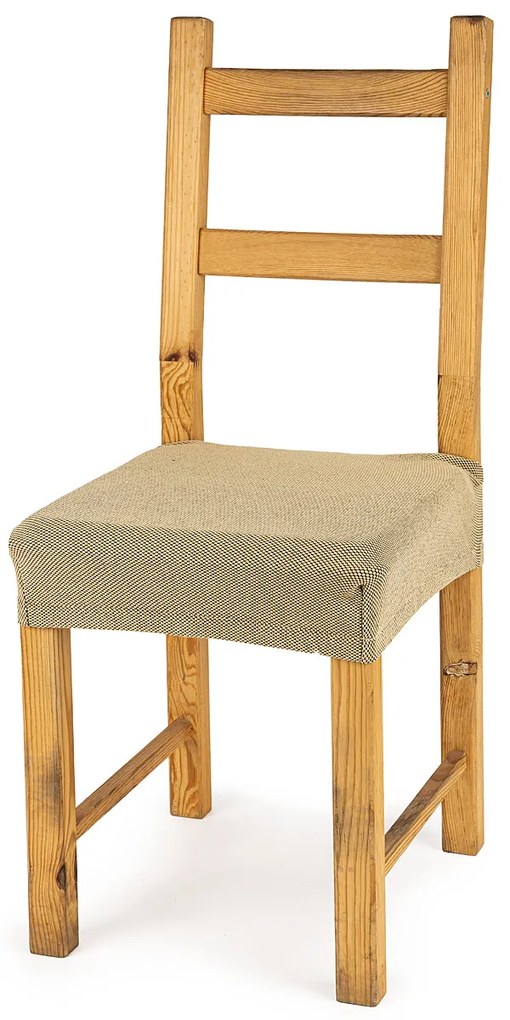 Husă elastică scaun 4Home Comfort beige, 40 - 50 cm, set 2 buc