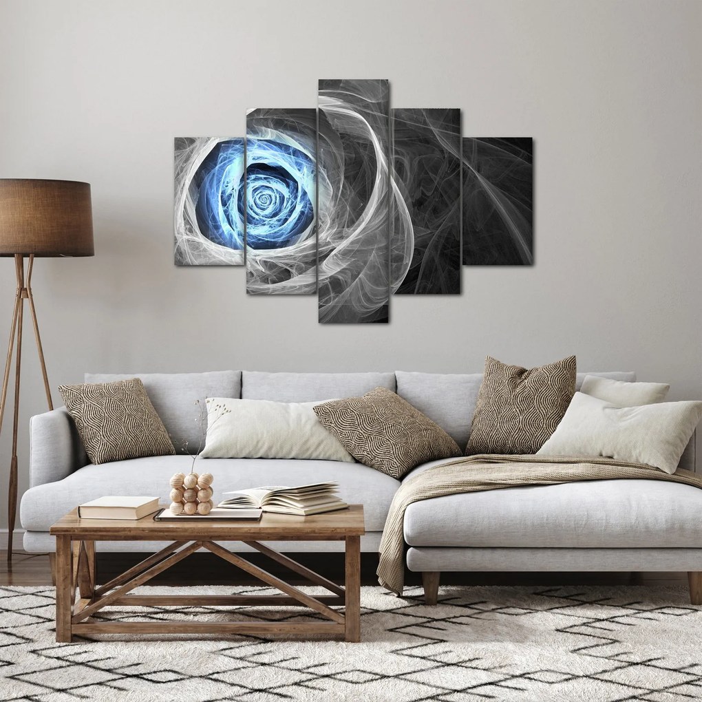 Tablou - Abstract Rose Blue (150x105 cm)