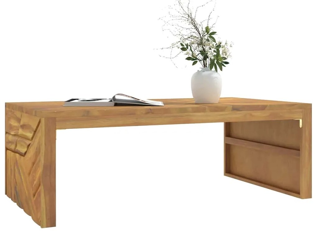 vidaXL Masuta de cafea 110x60x38 cm din lemn masiv de tec