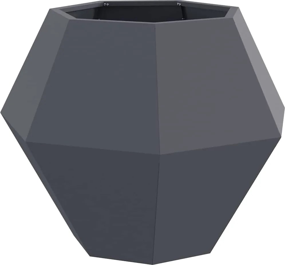 vidaXL Jardinieră Antracit 75 x 75 x 60 cm Oțel