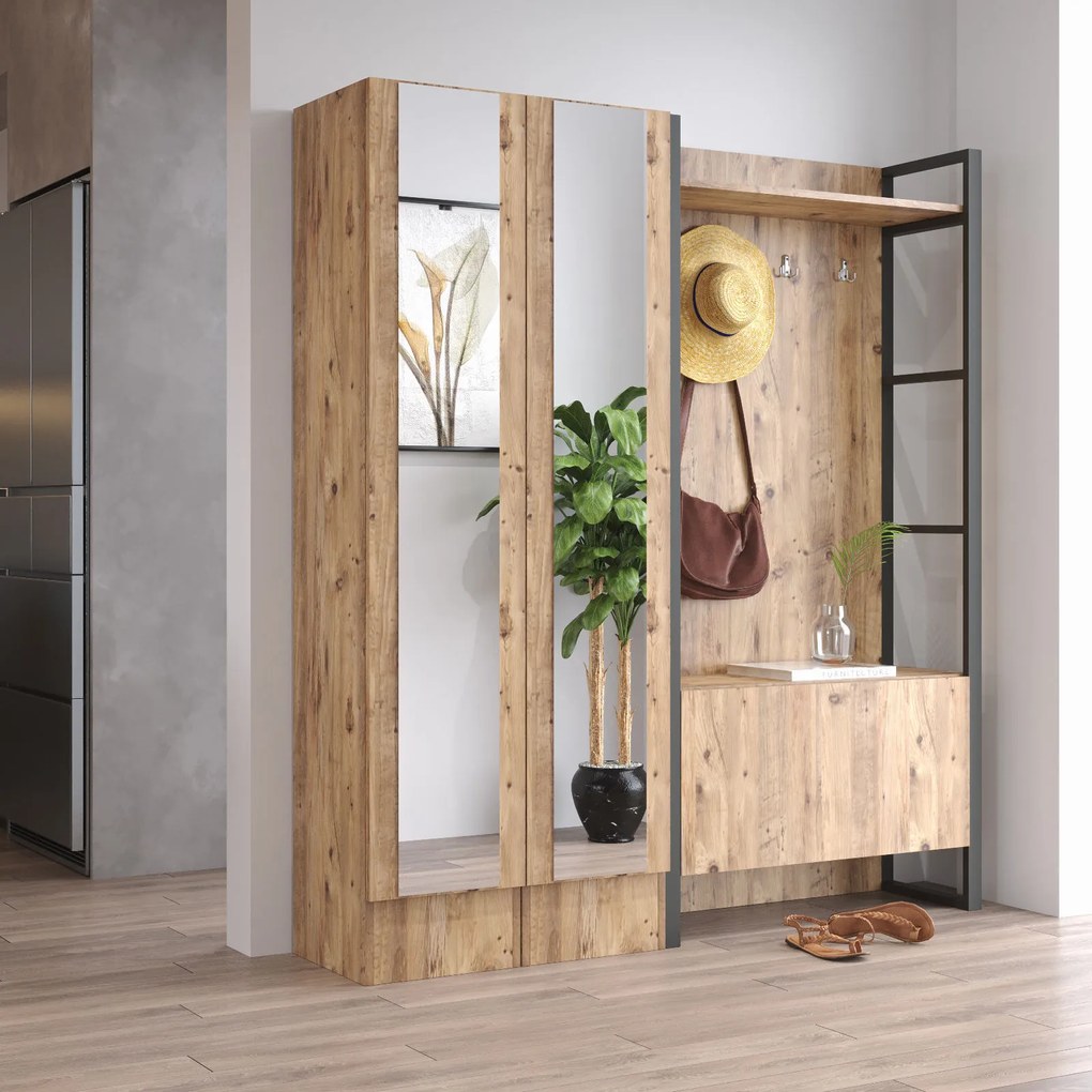 Set mobilier pentru hol Mike 18 (Pin atlantic). 1072605