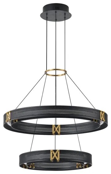 Lustră LED pe cablu LED/62W/230V 3000K 62x120 cm