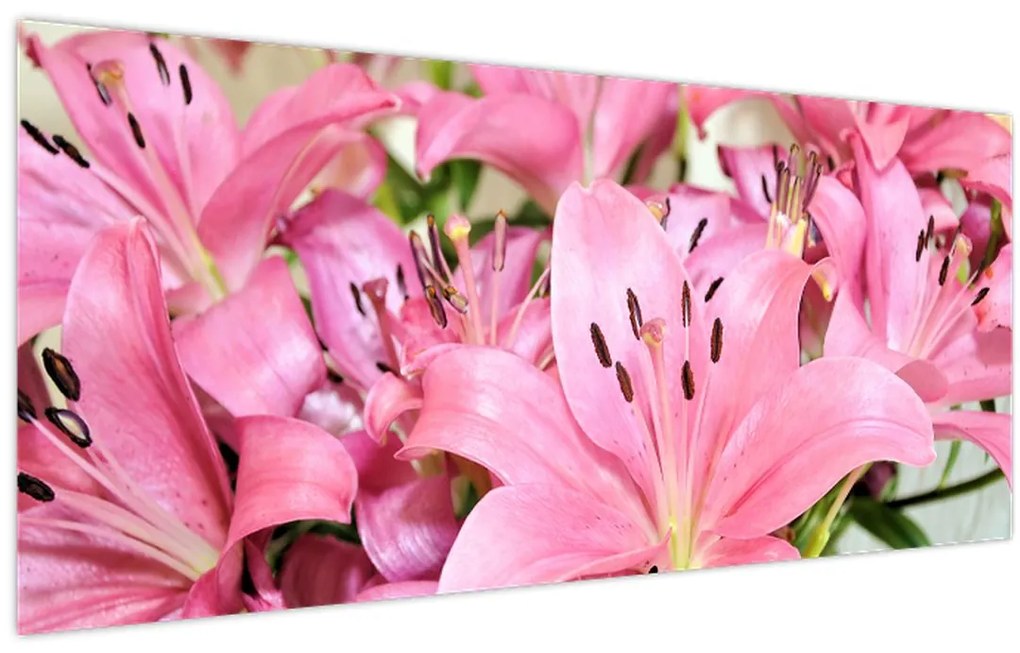 Tablou - Liliac roz (120x50 cm)