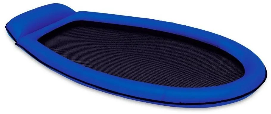 Șezlong plasă gonflabil albastru 178 x 94 cm