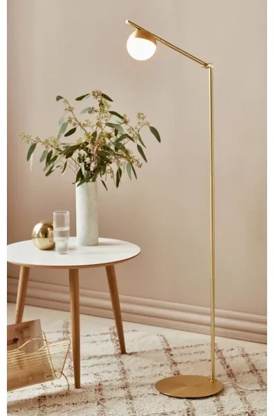 Nordlux - Lampă de podea CONTINA 1xG9/5W/230V, alamă