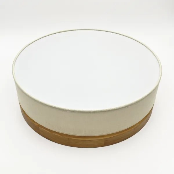 Brilagi - Plafonieră LED BELLADONNA, 36 W, 230 V, Ø 40 cm, crem/stejar