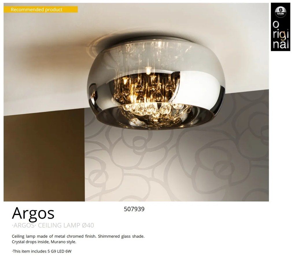 Lustra aplicata moderna design elegant 40cm ARGOS SV-507939