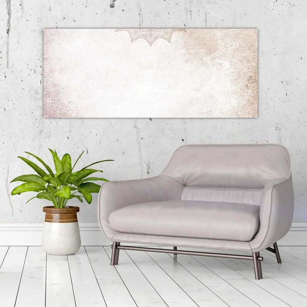 Tablou - Mandala pe zid (120x50 cm)