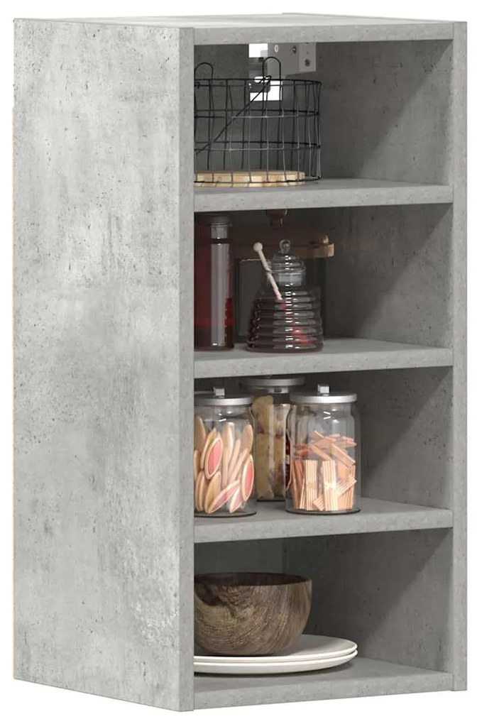 vidaXL Dulap suspendat “Riga”, gri beton, 30x29,5x60 cm, PAL