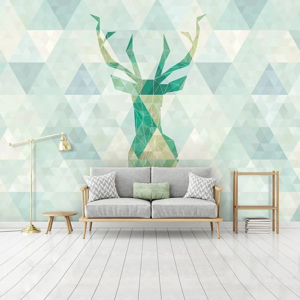 Fototapet - Cerb - verde (152,5x104 cm)