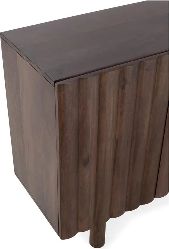 Comodă maro din lemn de mango 160x80x40 cm Tamira – MOME
