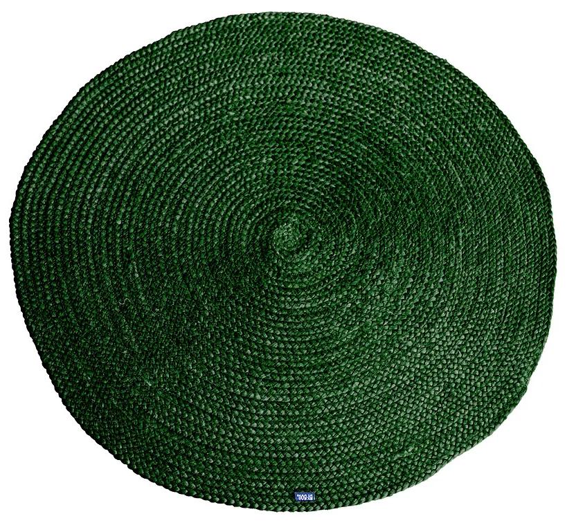 Covor Jute rotund 120x120 cm - green