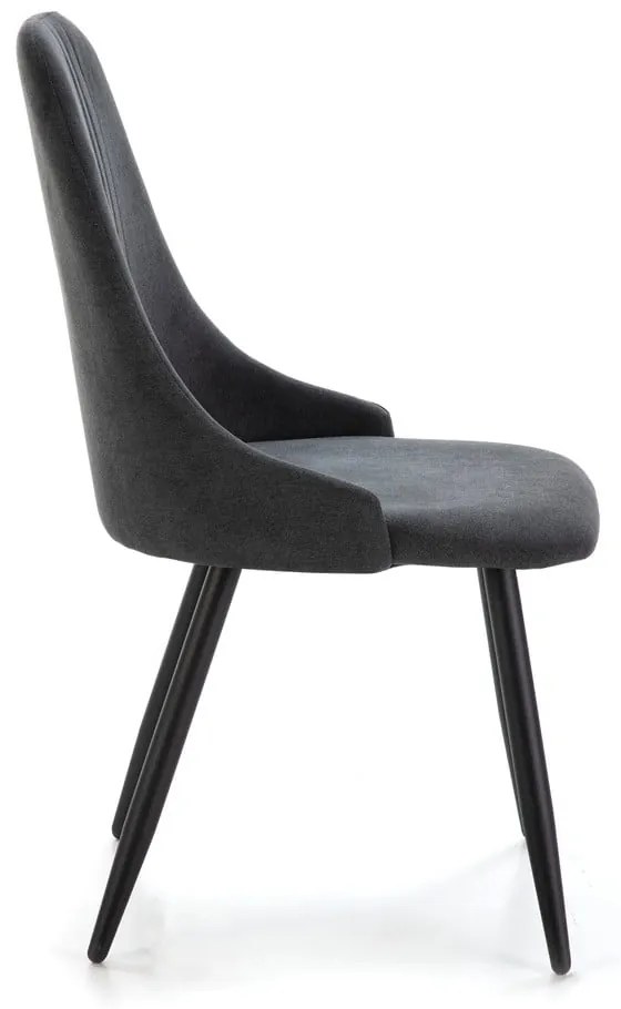 Scaune de dining gri-închis 4 buc. Mani – Marckeric
