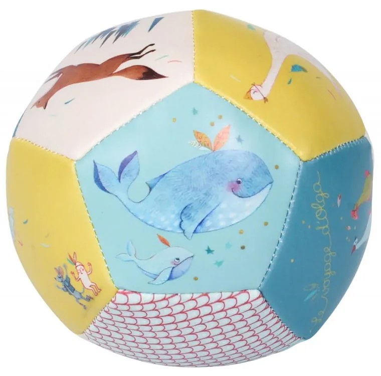 Minge moale Moulin Roty „Balena și vulpea”