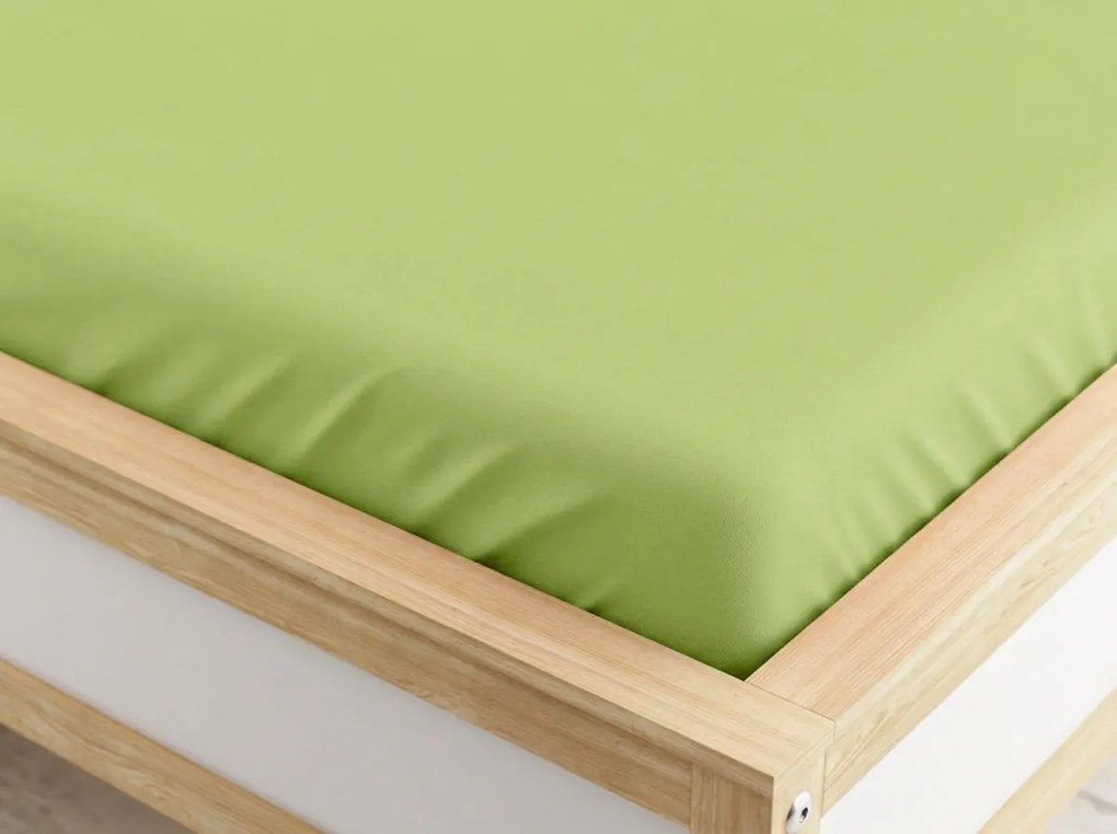 Cearsaf din microfibra pistachio 90 x 200 cm