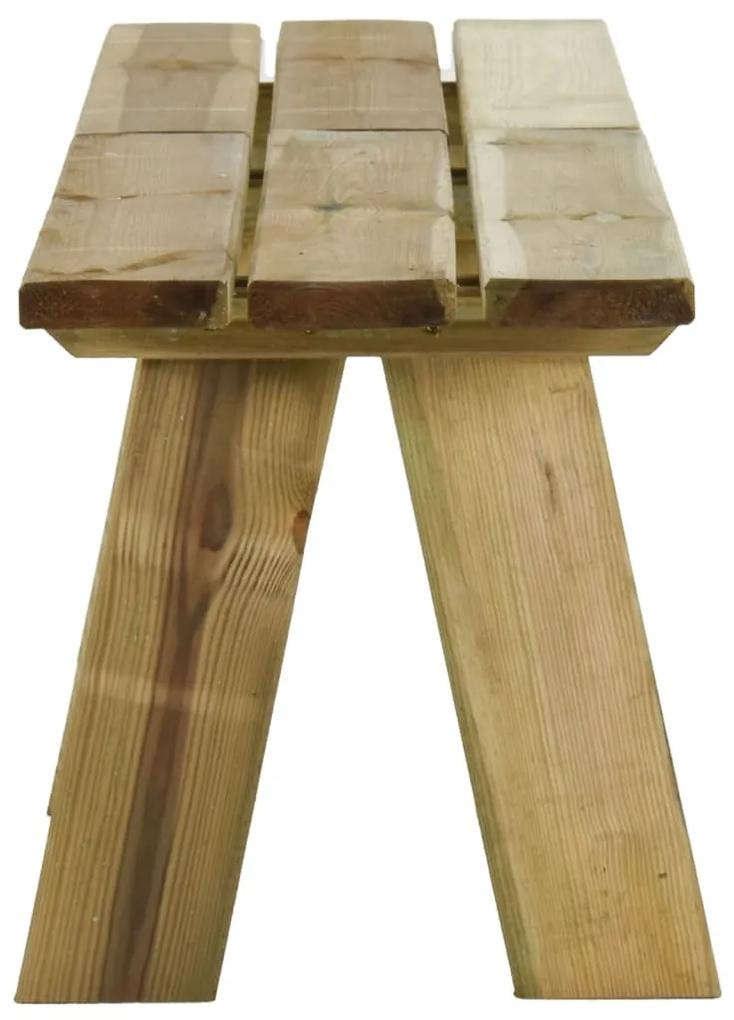 Banca de gradina, 160 cm, lemn masiv de pin impregnat 1, 160 x 38 x 45 cm, 1