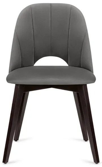 Sscaun de sufragerie BOVIO 86x48 cm gri/fag