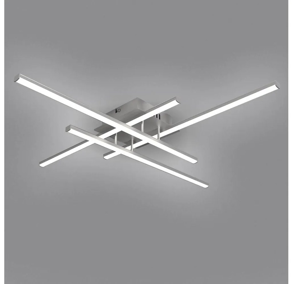 Brilagi - Plafonieră LED STRIPES, 37W, 230V, argintie
