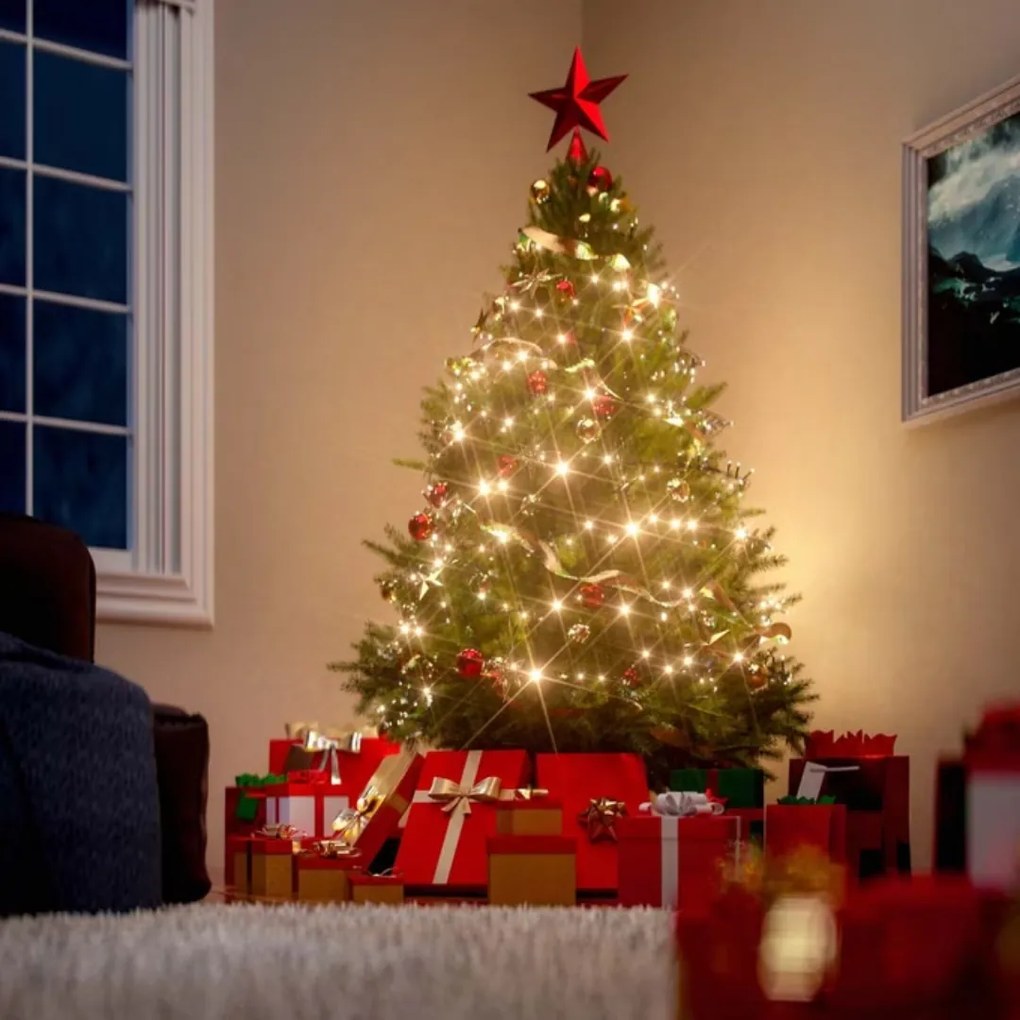 Brad artificial de Crăciun RUDOLPH, 150 cm, verde Casaria