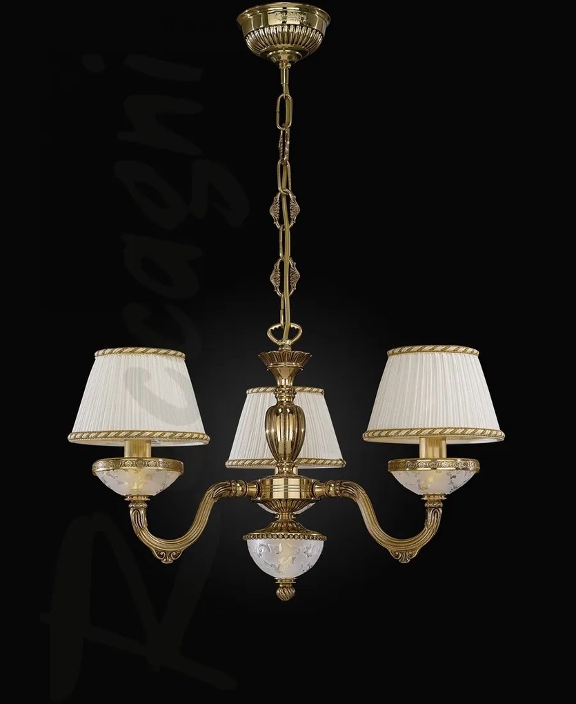 Candelabru din alama 3 brate design italian 6502