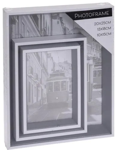 Set rame foto Berlin, 3 buc, argintiu