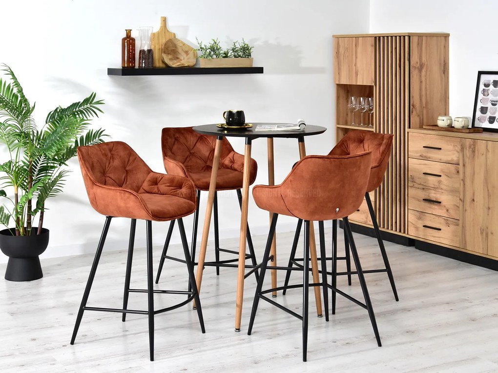 Scaun Lars (cupru + negru). 1110717