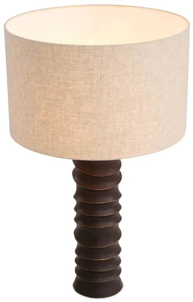 Veioza, Lampa de masa eleganta design LUX Gilardon bronz