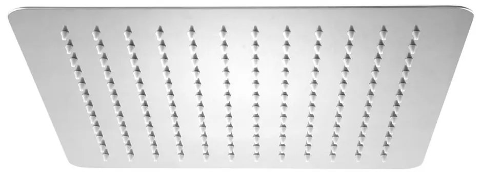 Cap de duș argintiu lucios din oțel inoxidabil Slim – Sapho