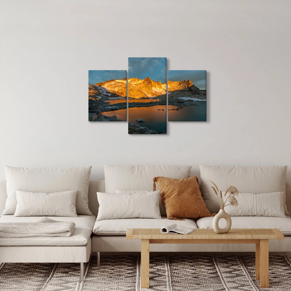 Tablou cu peisaj montan (90x60 cm)