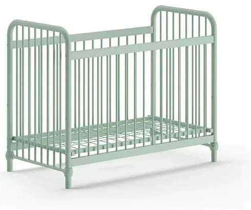 Pătuț verde din metal 60x120 cm BRONXX – Vipack