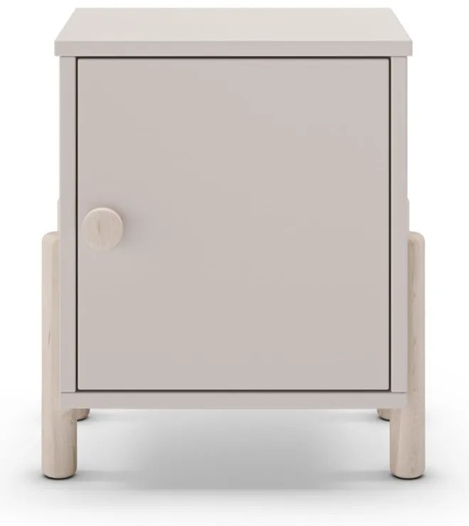 Noptieră de copii crem din lemn de pin Enola – Marckeric