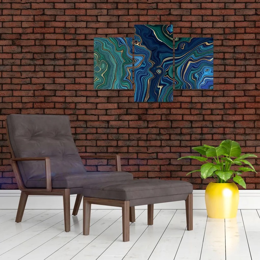 Tablou - Marmură de agat (90x60 cm)