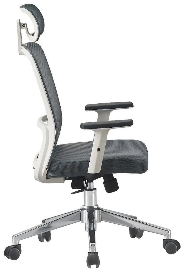 RESIGILAT- Scaun ergonomic, spătar Mesh, Gri/Alb