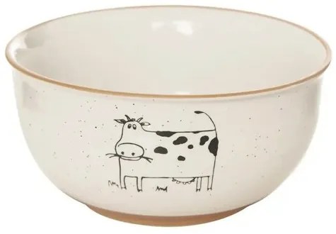 Castron din ceramică Orion FERMĂ cow,  13,5 cm